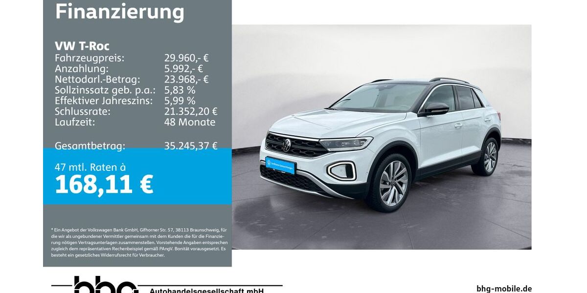 VW T-Roc 8.472 km 29.460 &euro; Rottweil 78628