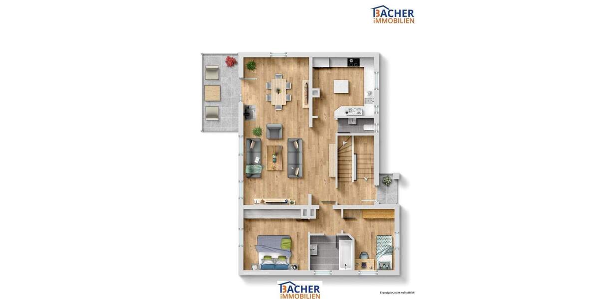 Etagenwohnung Tuttlingen - 3 Zimmer, 95 m&sup2;, 269.000&euro; | Angebot:25661226