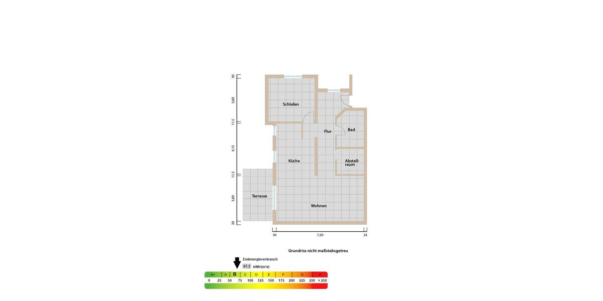 Etagenwohnung Geisingen - 2.5 Zimmer, 83 m&sup2;, 263.000&euro; | Angebot:25436273
