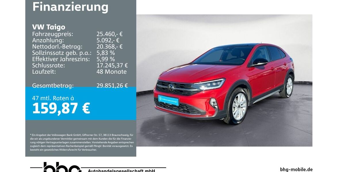 VW Taigo 12.243 km 25.460 &euro; Rottweil 78628