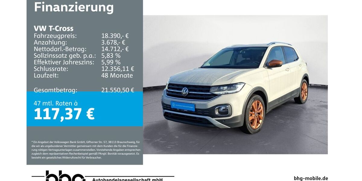 VW T-Cross 24.400 km 17.990 &euro; Rottweil 78628