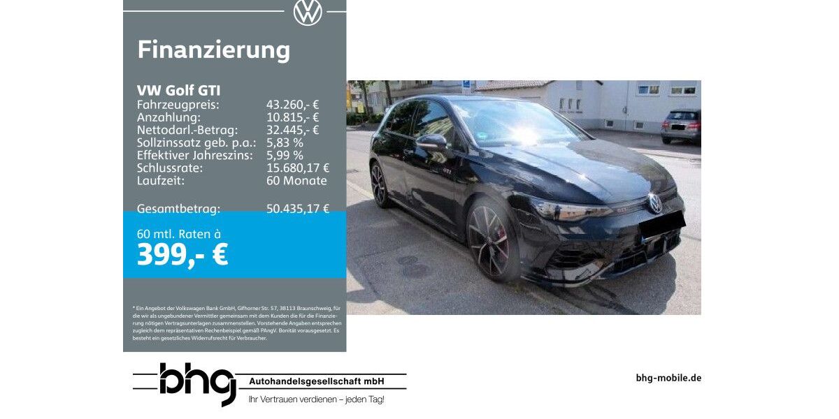 VW Golf 21.156 km 43.260 &euro; Rottweil 78628