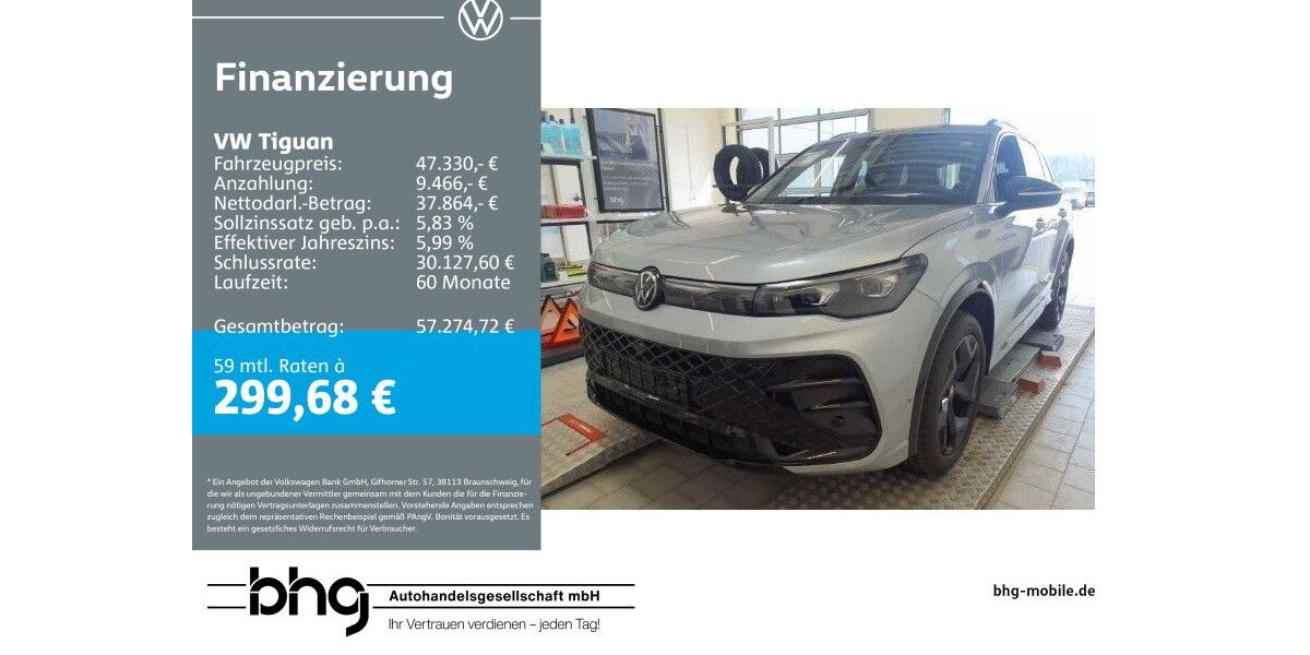 VW Tiguan 16.849 km 46.760 &euro; Rottweil 78628