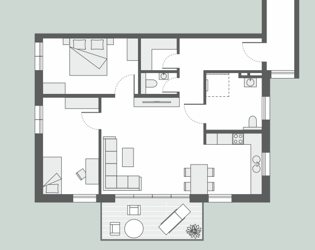 Etagenwohnung Bonndorf im Schwarzwald Bonndorf - 3 Zimmer, 98 m&sup2;, 438.000&euro; | Angebot:25669286