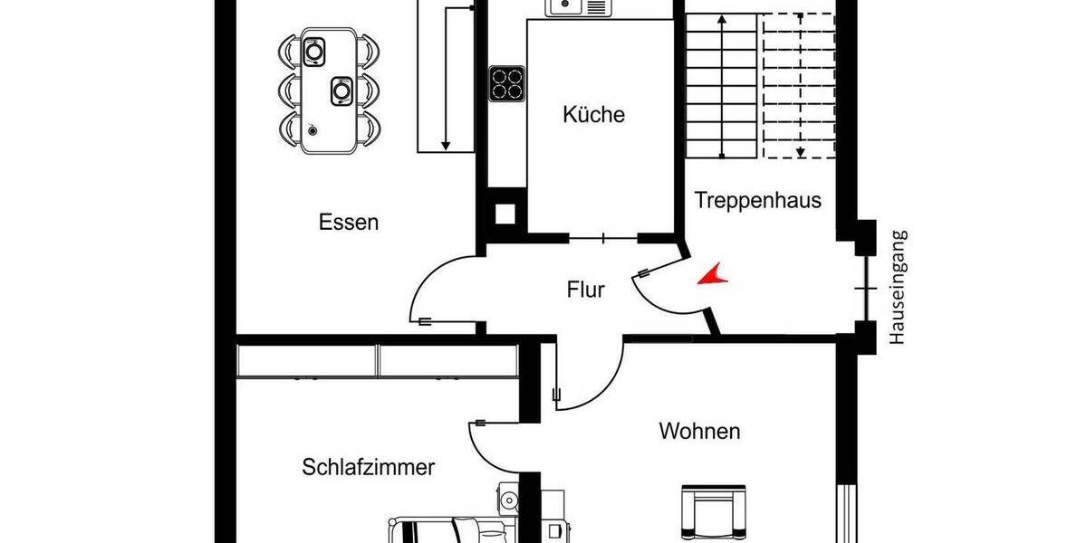 Etagenwohnung Tuttlingen - 3 Zimmer, 81 m&sup2;, 149.000&euro; | Angebot:25726329