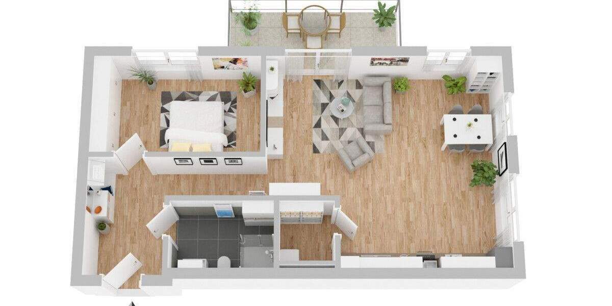 Etagenwohnung Titisee-Neustadt Neustadt - 2 Zimmer, 71 m&sup2;, 375.000&euro; | Angebot:25730141