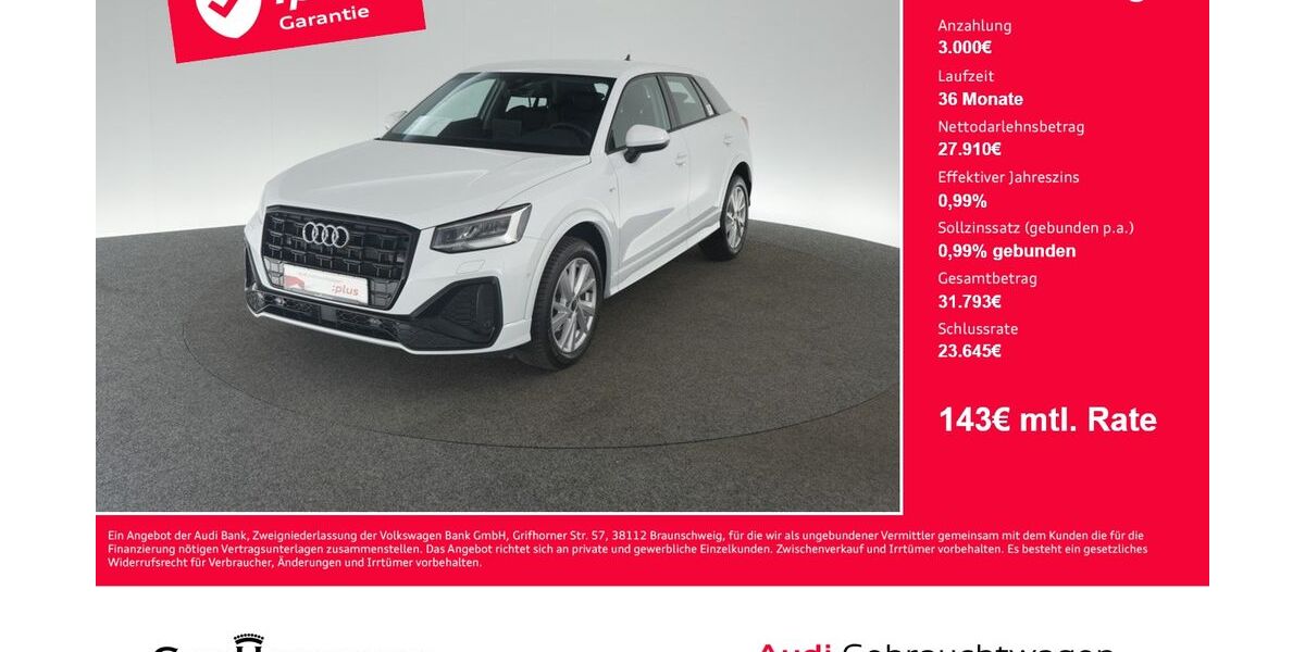 Audi Q2 29.900 km 29.510 &euro; Tuttlingen 78532