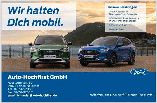 Ford Fiesta 29.450 km 17.880 &euro; Titisee-Neustadt 79822