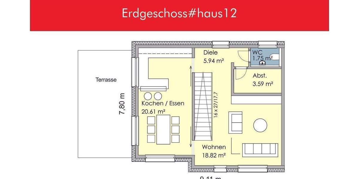 Doppelhaushälfte Rottweil - 5 Zimmer, 162 m&sup2;, 458.000&euro; | Angebot:25691330