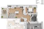 Etagenwohnung Villingen-Schwenningen Marbach - 2 Zimmer, 71 m&sup2;, 305.600&euro; | Angebot:25695906