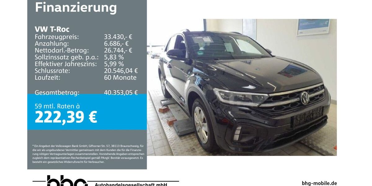 VW T-Roc 12.313 km 33.430 &euro; Rottweil 78628