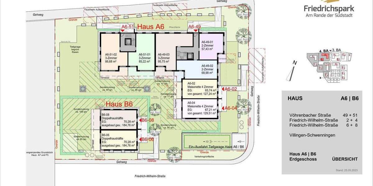 Etagenwohnung Villingen-Schwenningen Villingen - 3 Zimmer, 95 m&sup2;, 458.200&euro; | Angebot:25746130