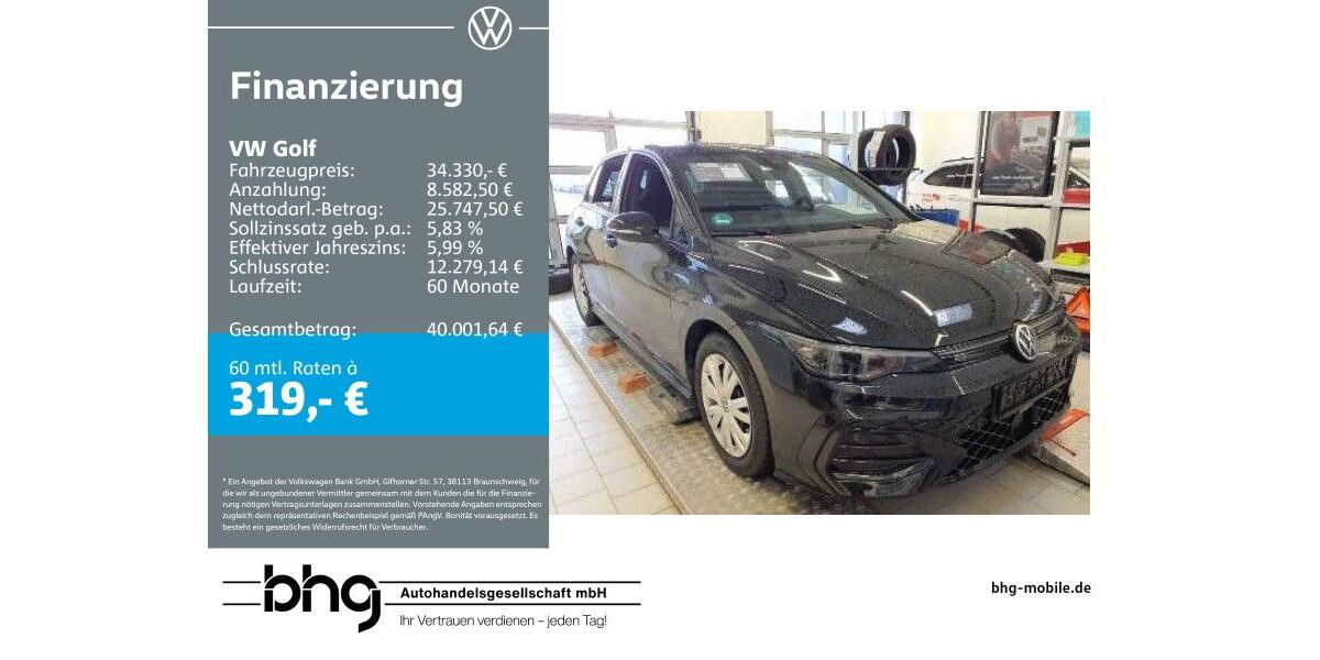 VW Golf 22.369 km 34.330 &euro; Rottweil 78628