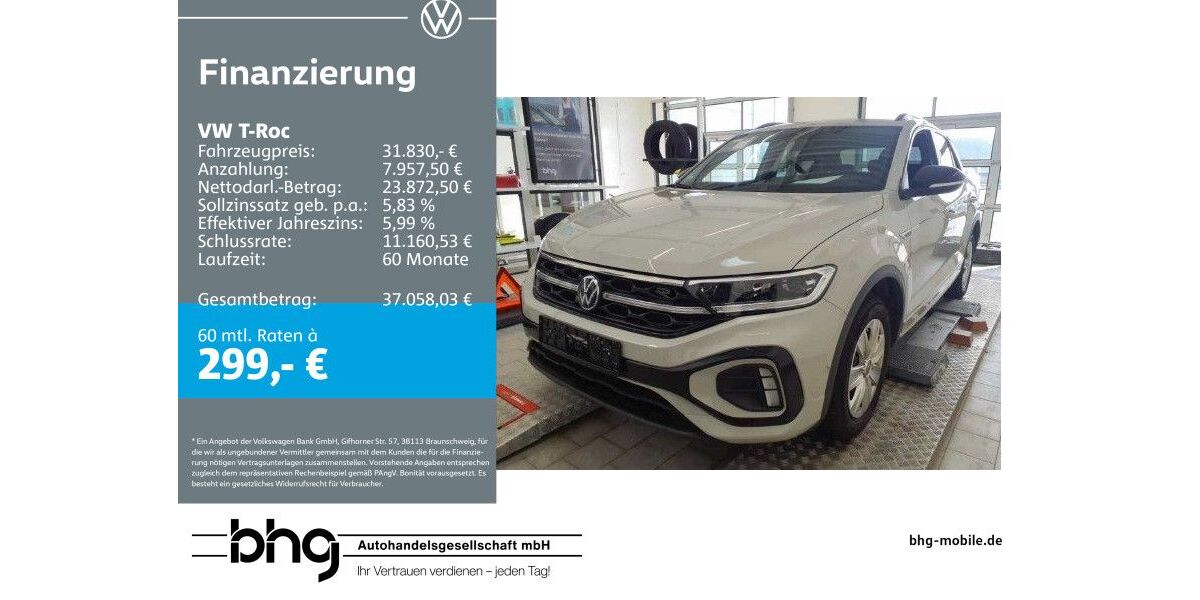 VW T-Roc 18.787 km 31.330 &euro; Rottweil 78628