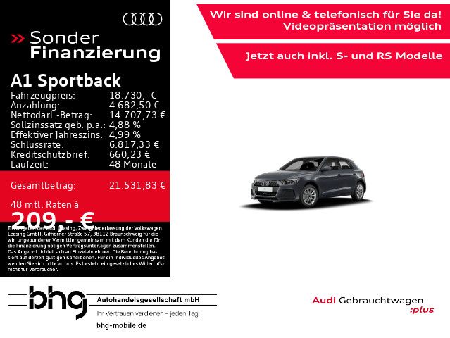 Audi A1 66.517 km 17.930 &euro; Rottweil 78628
