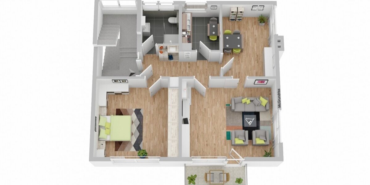 Charmante 3-Zimmer-Wohnung mit Balkon und Dachterrasse in Schramberg - Etagenwohnung Schramberg | Angebot:24982700