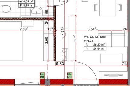 Wohnung Tuttlingen - 2 Zimmer, 35 m&sup2;, 690&euro; | Angebot:25998790