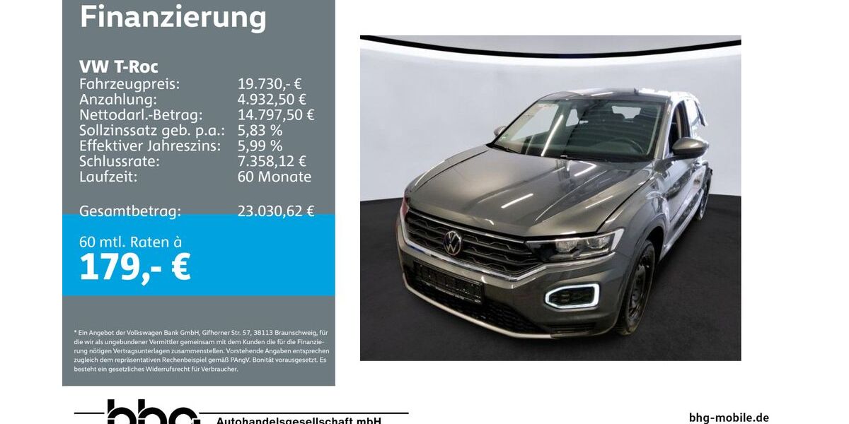 VW T-Roc 24.235 km 19.730 &euro; Rottweil 78628