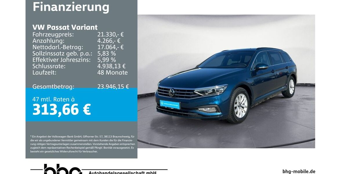 VW Passat Variant 113.712 km 21.330 &euro; Rottweil 78628