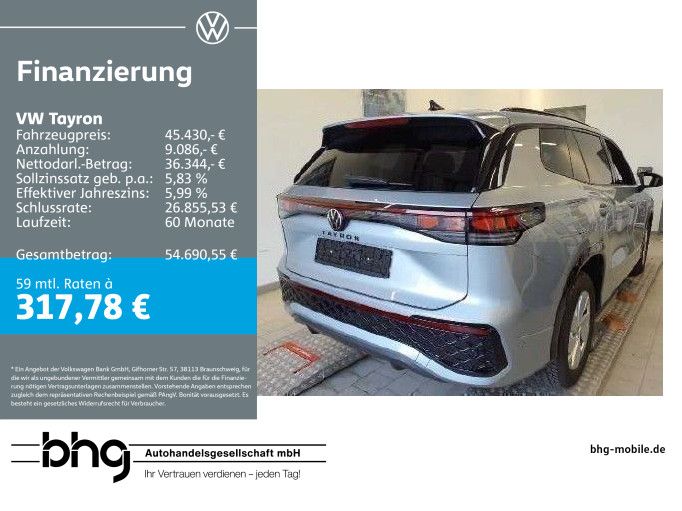 VW Tayron 19.153 km 45.430 &euro; Rottweil 78628