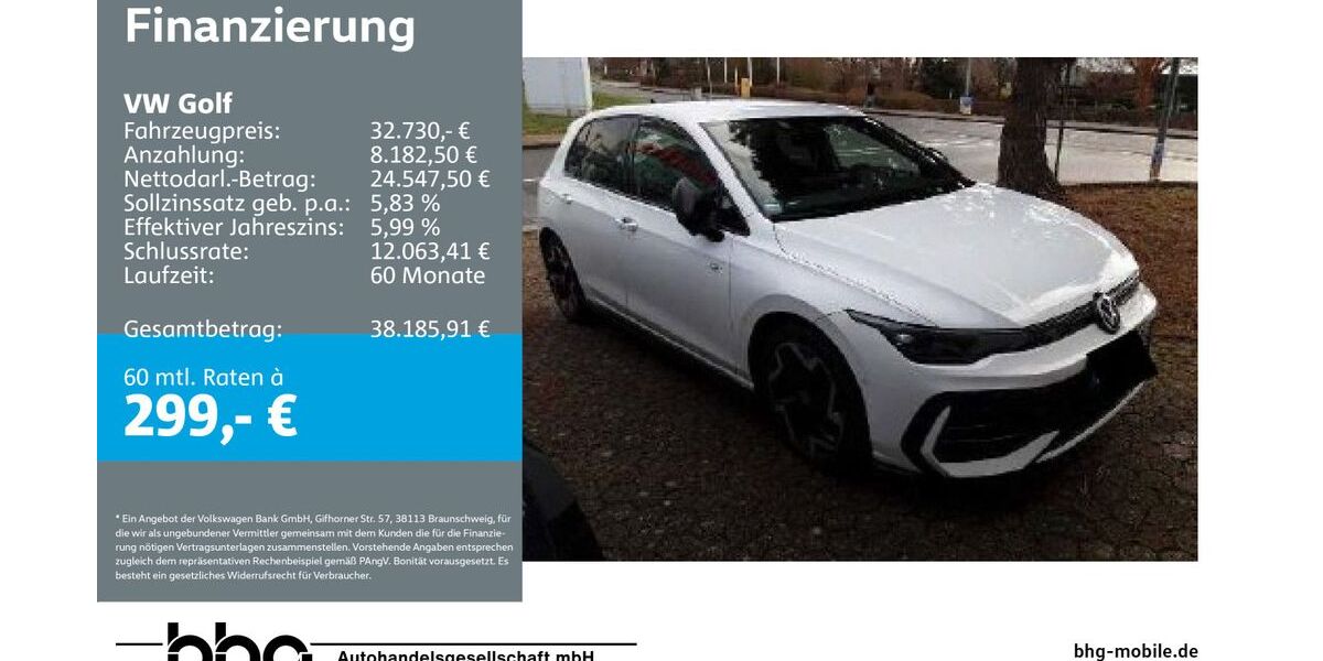 VW Golf 25.044 km 32.730 &euro; Rottweil 78628