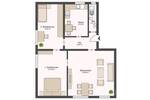 Etagenwohnung Villingen-Schwenningen Schwenningen - 3 Zimmer, 76 m&sup2;, 210.000&euro; | Angebot:26786446
