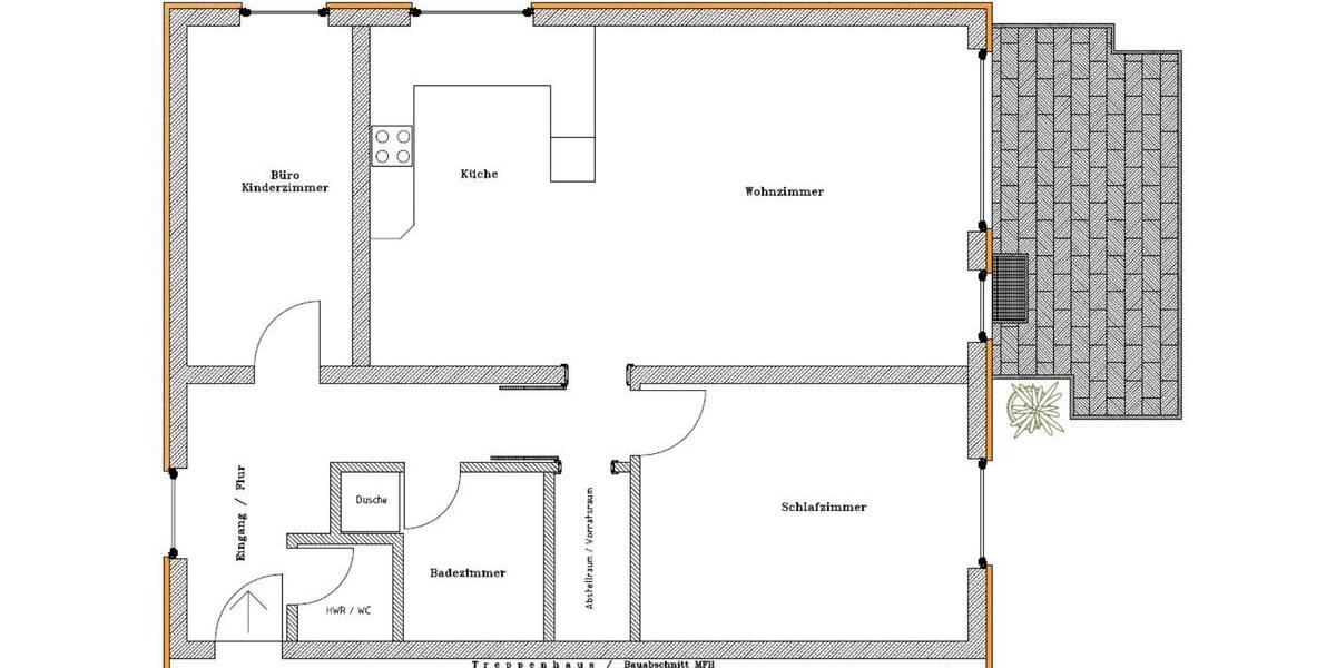 Erdgeschoßwohnung Triberg im Schwarzwald - 3.5 Zimmer, 85 m&sup2;, 680&euro; | Angebot:24806012