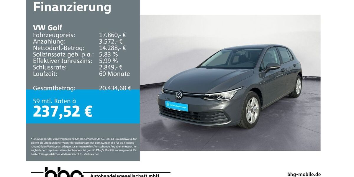VW Golf 27.813 km 17.860 &euro; Rottweil 78628