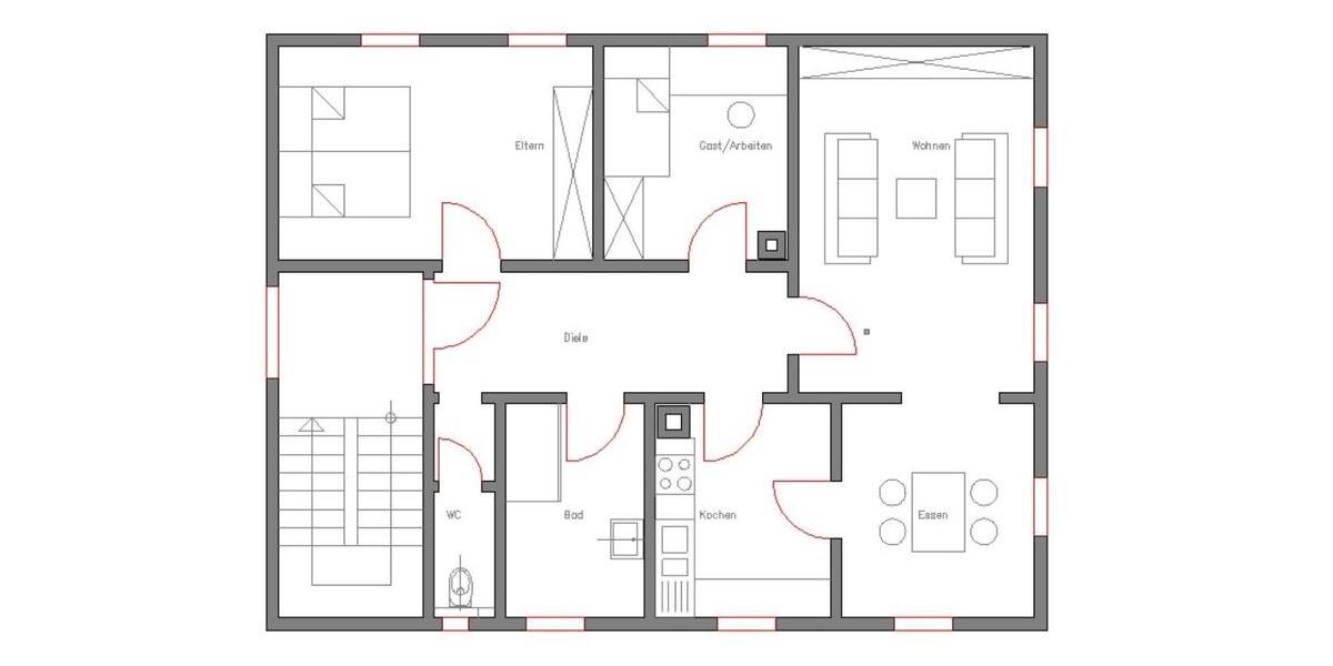 Etagenwohnung Schramberg - 3.5 Zimmer, 80 m&sup2;, 580&euro; | Angebot:25181086