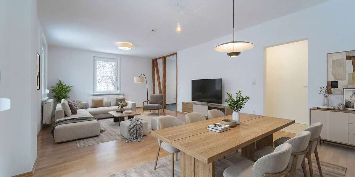 Etagenwohnung Villingen-Schwenningen Schwenningen - 4 Zimmer, 107 m&sup2;, 286.000&euro; | Angebot:24983203