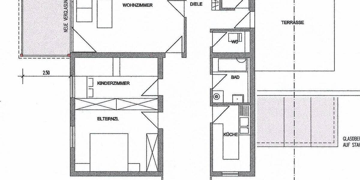 Etagenwohnung Schramberg Sulgen - 3 Zimmer, 105 m&sup2;, 736&euro; | Angebot:26674976