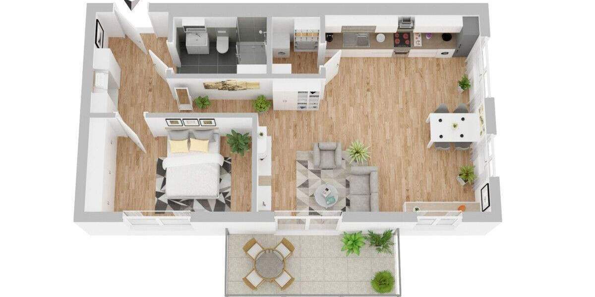 Etagenwohnung Titisee-Neustadt Neustadt - 2 Zimmer, 71 m&sup2;, 377.000&euro; | Angebot:25671474