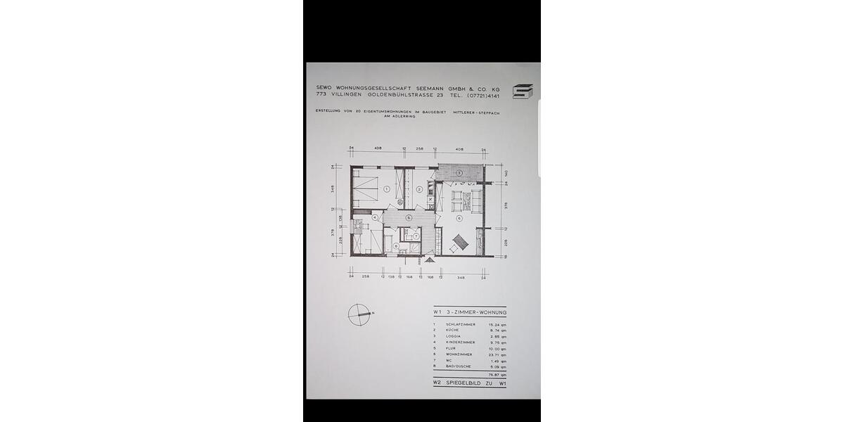 Etagenwohnung Villingen-Schwenningen Schwenningen - 3 Zimmer, 77 m&sup2;, 220.000&euro; | Angebot:25570784