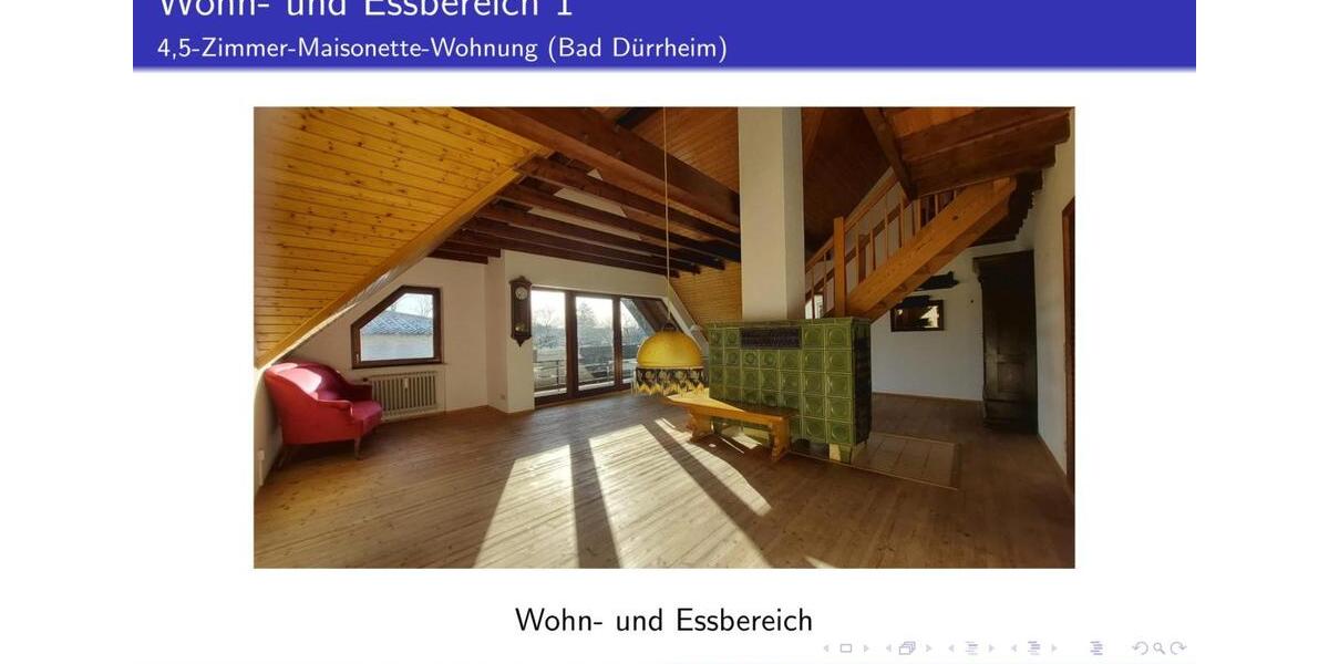 Maisonettenwohnung Bad Dürrheim - 4.5 Zimmer, 148 m&sup2;, 335.000&euro; | Angebot:24652716