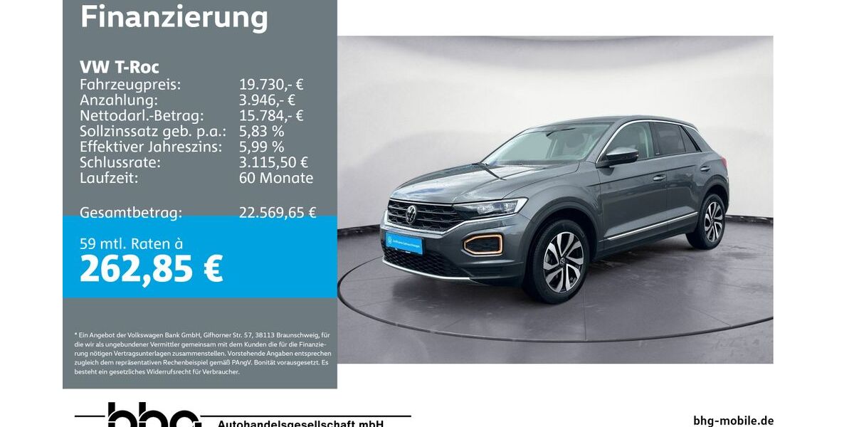 VW T-Roc 24.235 km 19.730 &euro; Rottweil 78628