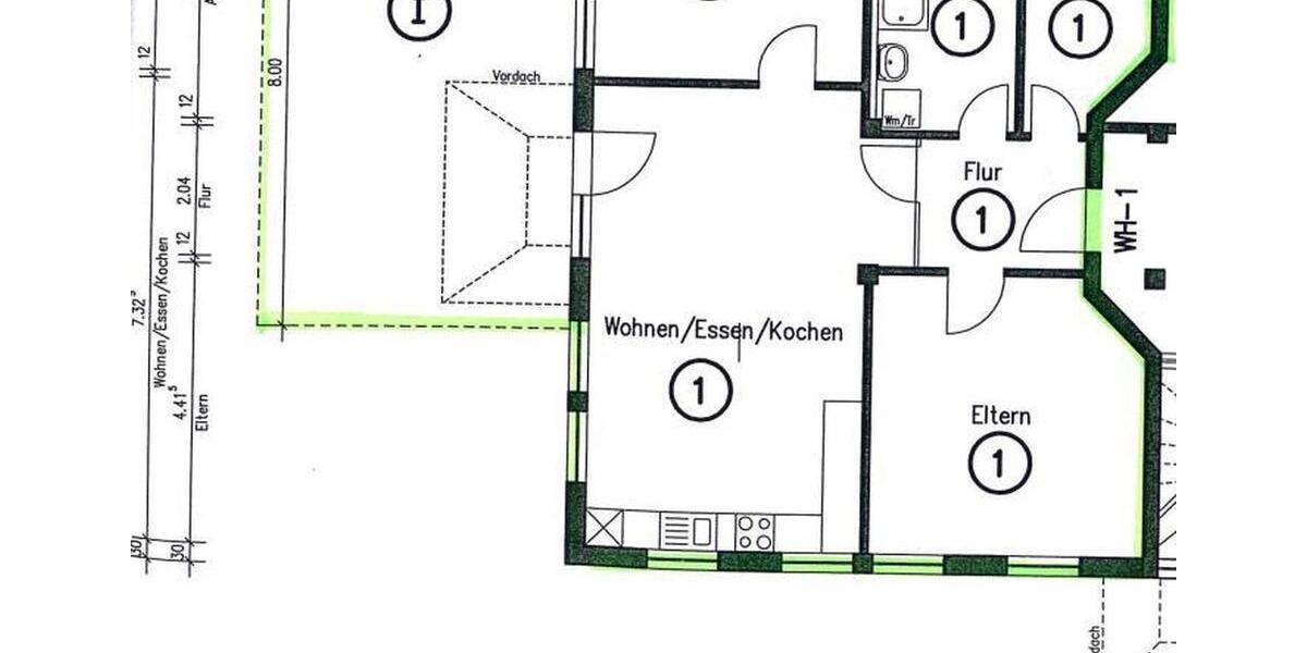 Erdgeschoßwohnung Tuningen - 3 Zimmer, 96 m&sup2;, 860&euro; | Angebot:26135960
