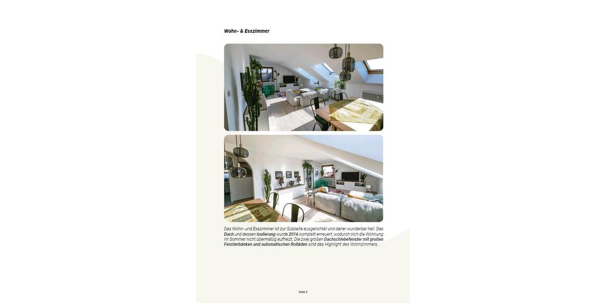 Dachgeschoßwohnung Villingen-Schwenningen Schwenningen - 3 Zimmer, 65 m&sup2;, 185.000&euro; | Angebot:26846059