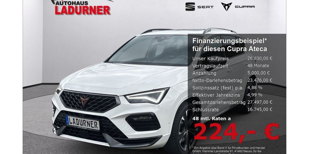 Cupra Ateca 106.090 km 26.830 &euro; Tuttlingen 78532