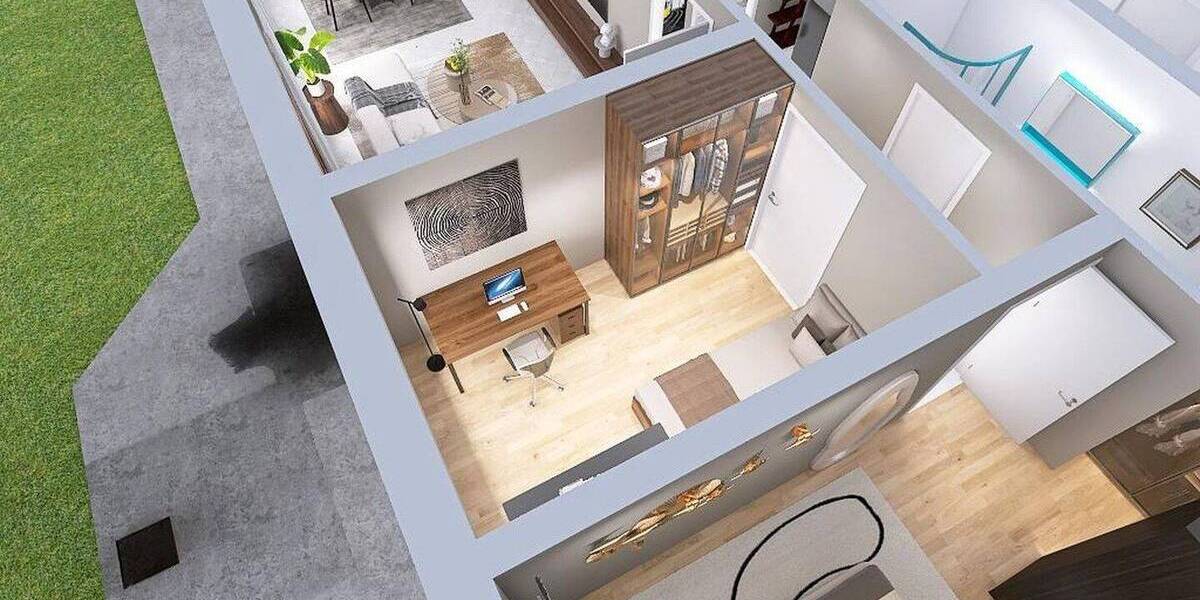 Terrassenwohnung Donaueschingen Pfohren - 3 Zimmer, 85 m&sup2;, 840&euro; | Angebot:26901023