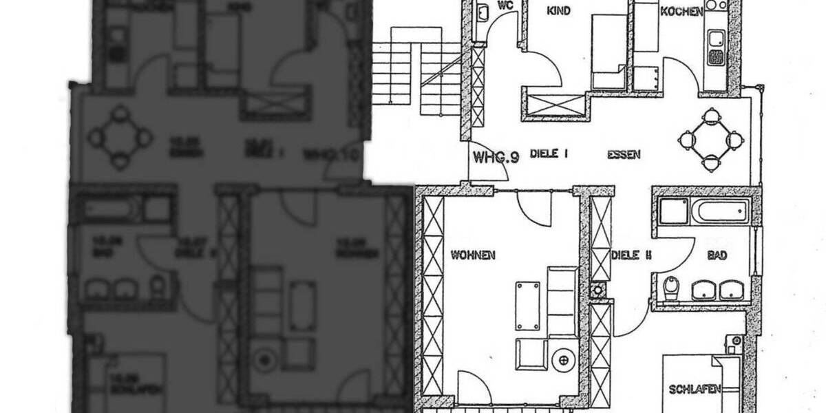 Etagenwohnung Rottweil - 3 Zimmer, 79 m&sup2;, 700&euro; | Angebot:25927131