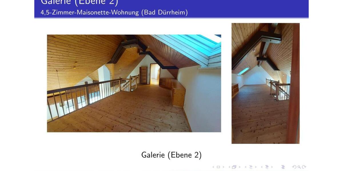 Maisonettenwohnung Bad Dürrheim - 4.5 Zimmer, 148 m&sup2;, 335.000&euro; | Angebot:24652716