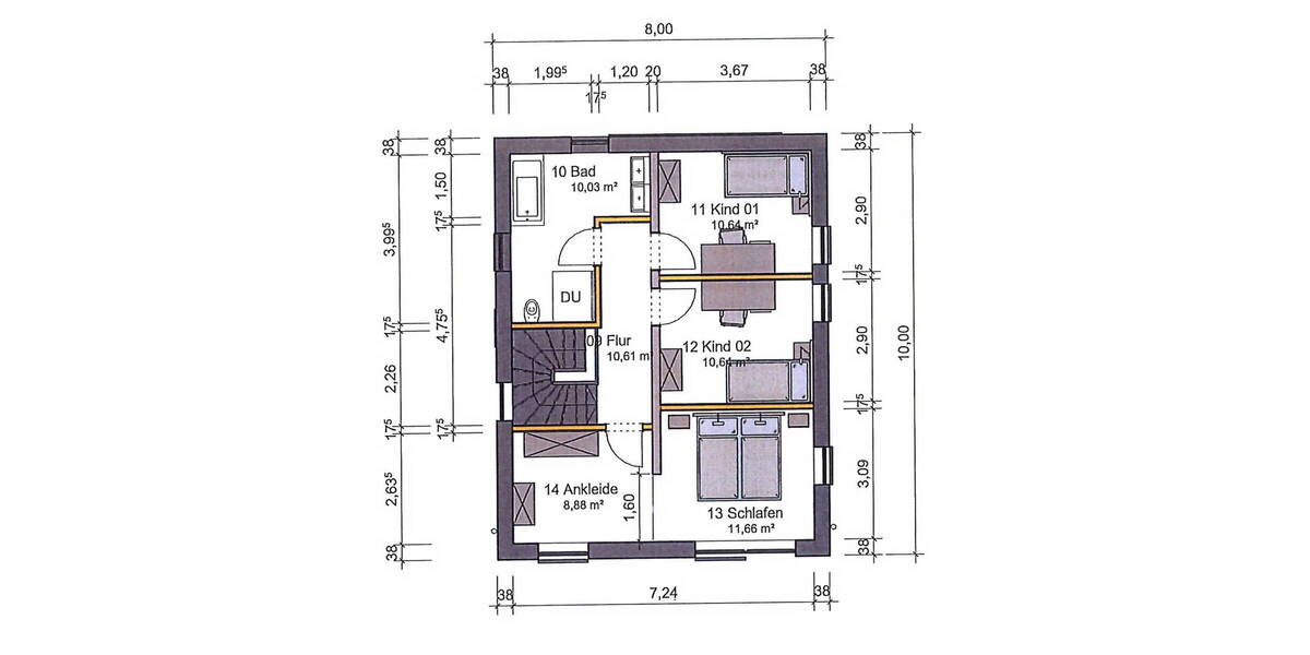 Einfamilienhaus Blumberg - 5 Zimmer, 136 m&sup2;, 408.500&euro; | Angebot:25738194