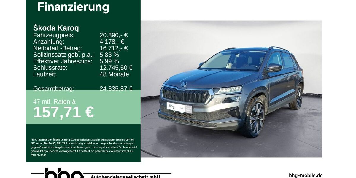 Skoda Karoq 102.673 km 20.890 &euro; Rottweil 78628