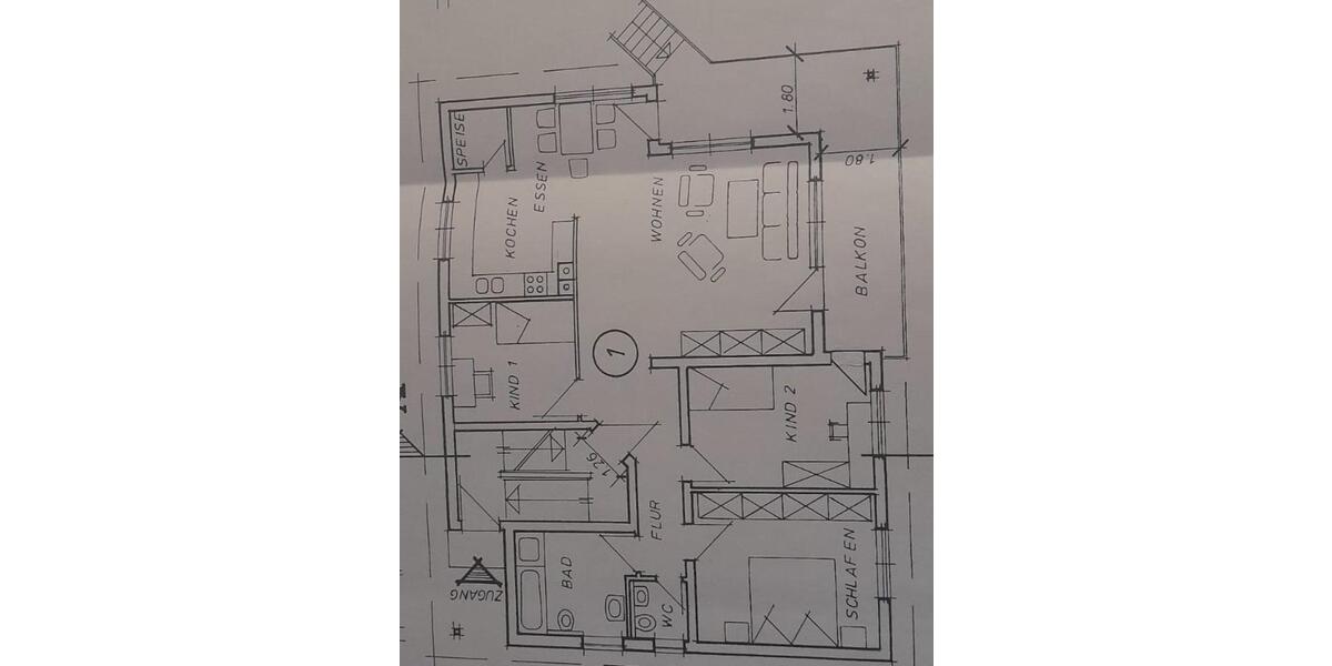 Hochparterre Dürbheim - 4.5 Zimmer, 108 m&sup2;, 1.000&euro; | Angebot:25843618