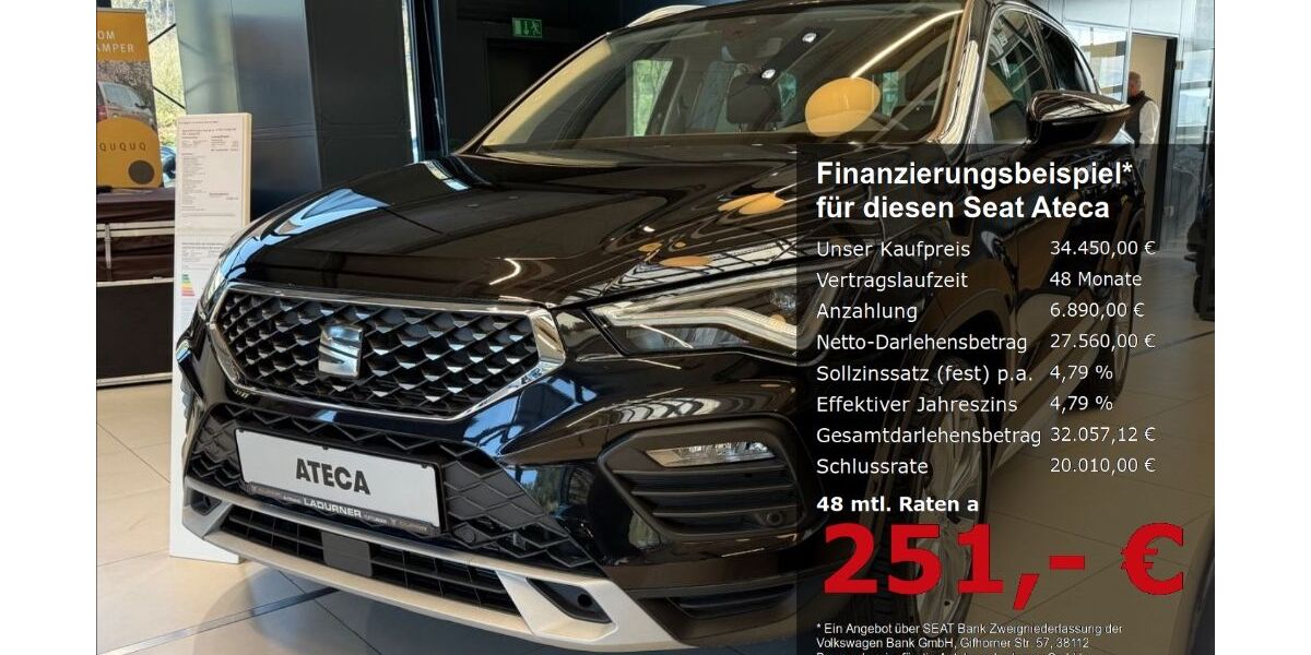 Seat Ateca 8.530 km 34.450 &euro; Tuttlingen 78532