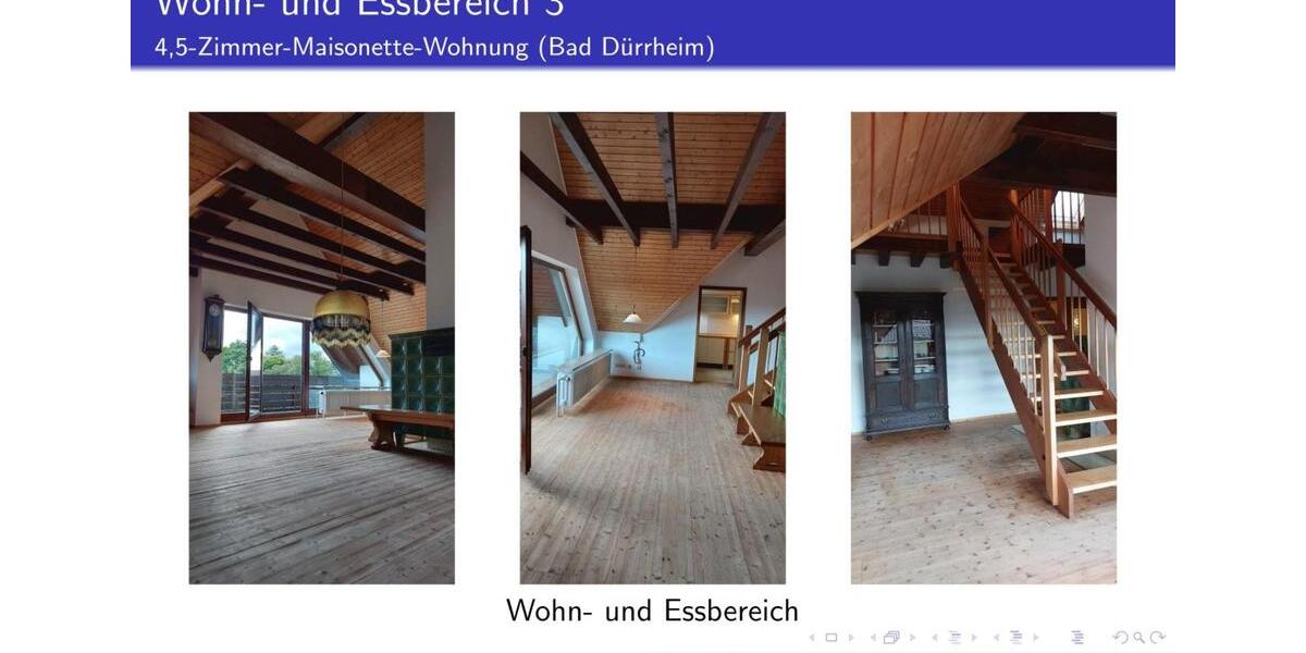 Maisonettenwohnung Bad Dürrheim - 4.5 Zimmer, 148 m&sup2;, 335.000&euro; | Angebot:24652716