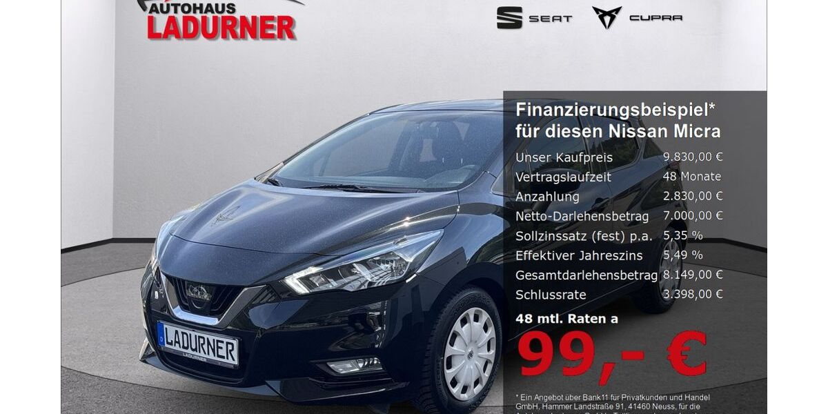 Nissan Micra 115.200 km 9.830 &euro; Tuttlingen 78532