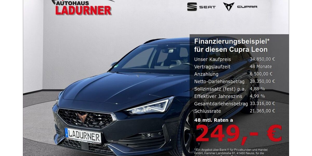 Cupra Leon 32.930 km 34.850 &euro; Tuttlingen 78532