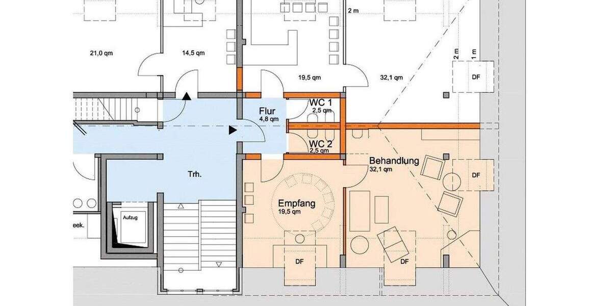 Gewerbeobjekt Villingen-Schwenningen Villingen - 2 Zimmer, 54 m&sup2;, 490&euro; | Angebot:25835105