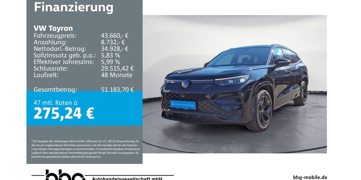 VW Tayron 25.396 km 43.660 &euro; Rottweil 78628